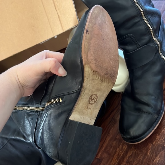 Michael kors tall leather riding boots 8.5W - Picture 5 of 6